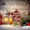 Personalized Pickleball Wooden Christmas Ornament