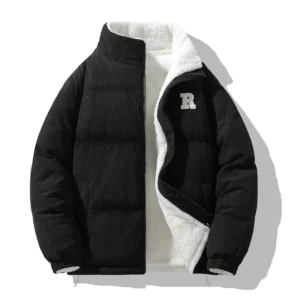 Fashion Stand Collar Men Parkas Coats Thicken Warm Comfortable Male Outerwear Winter Windproof Cotton Jackets Casual All-match